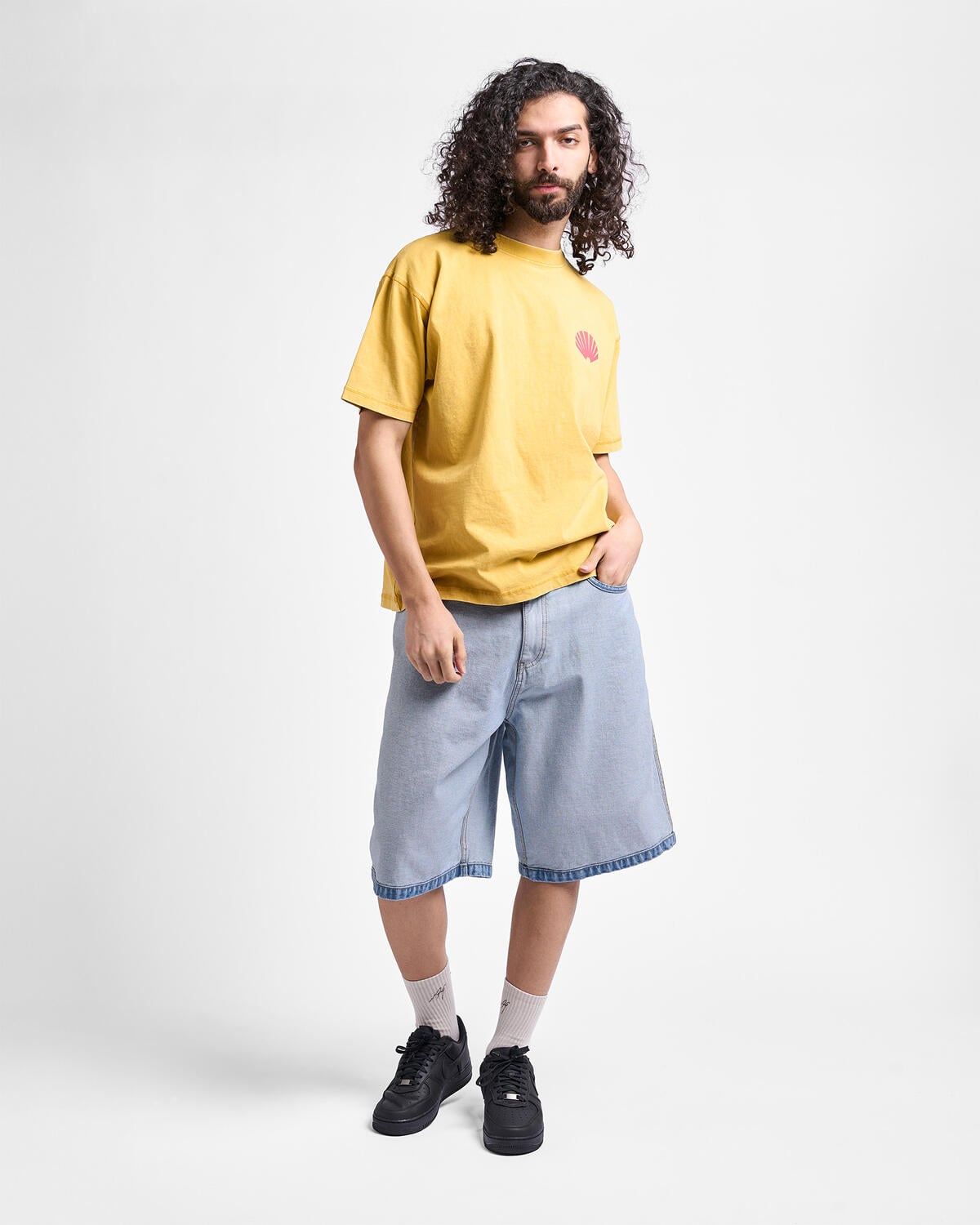 Arte Antwerp Denim Inside/Out Shorts | SS26-237SHO-DBL | AFEW STORE